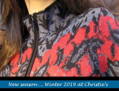 Winter 2019 Ladies fashion from Christie's Clothing in Collingwood